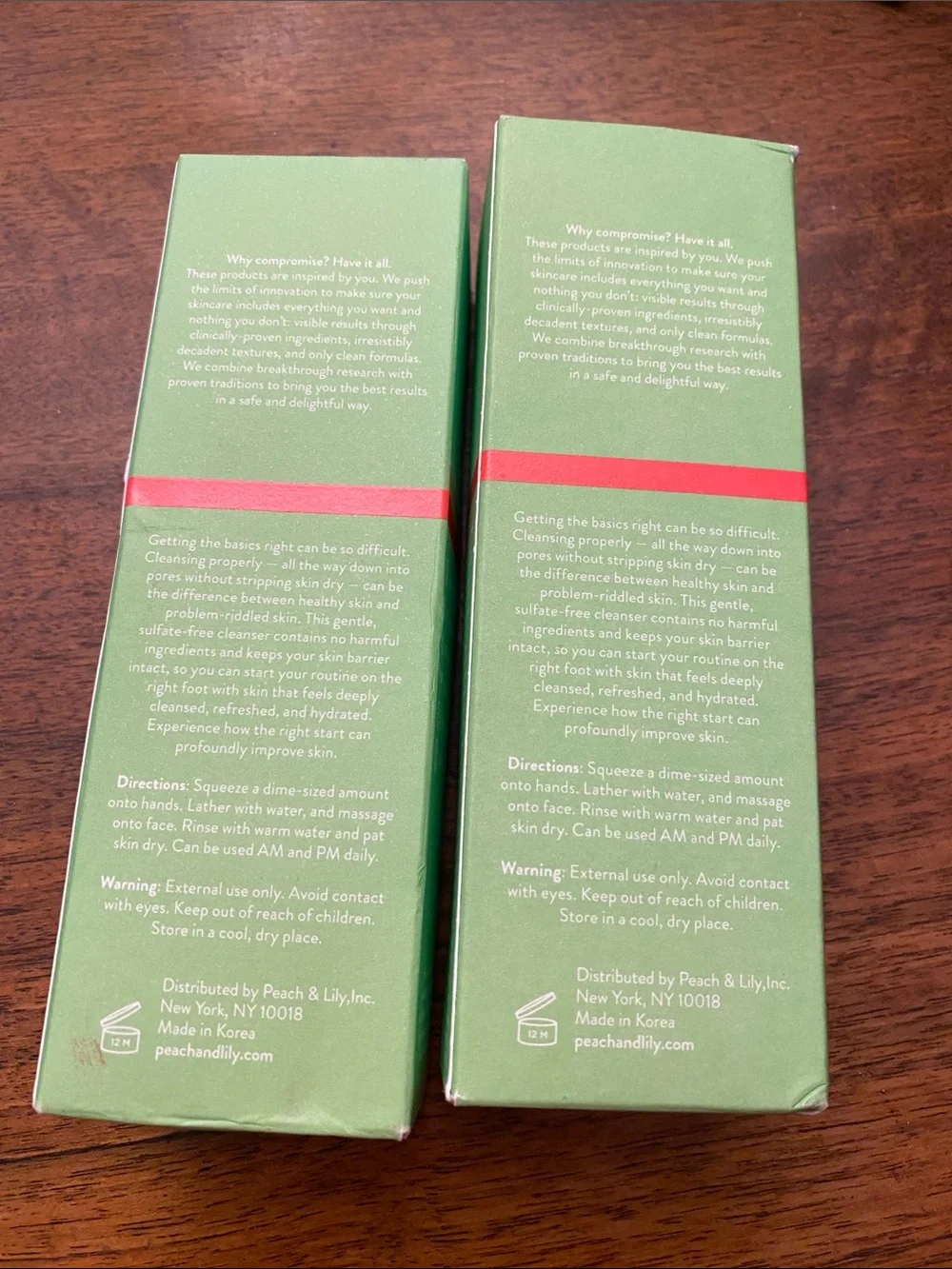 PEACH & LILY Power Calm Hydrating Gel Cleanser 100 ml Bundle of Two!!!